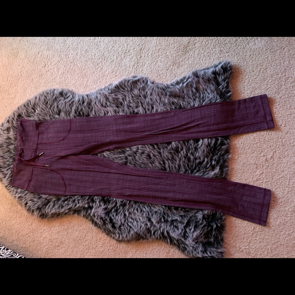 Purple work out pant